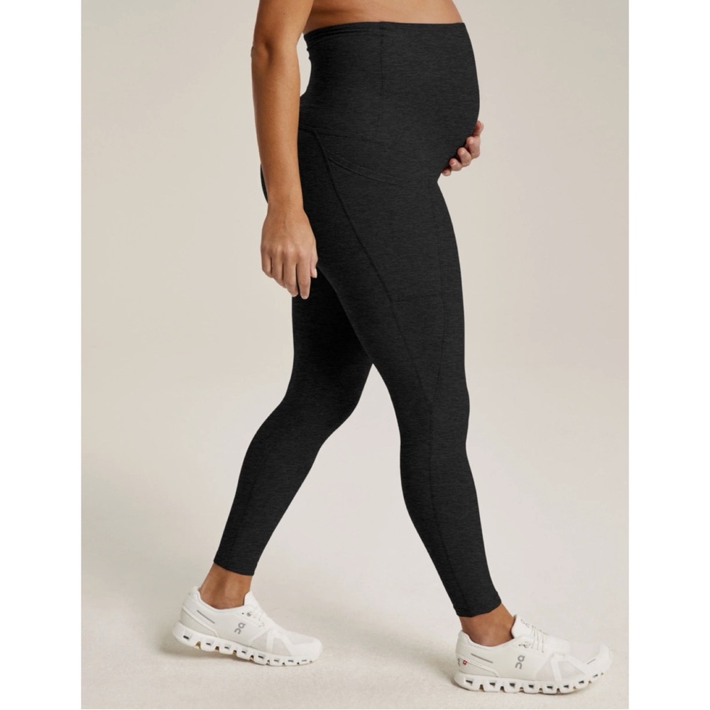 BEYOND YOGA x BEYOND THE BUMP 'Love the Bump Maternity POCKET Midi Leggings'
